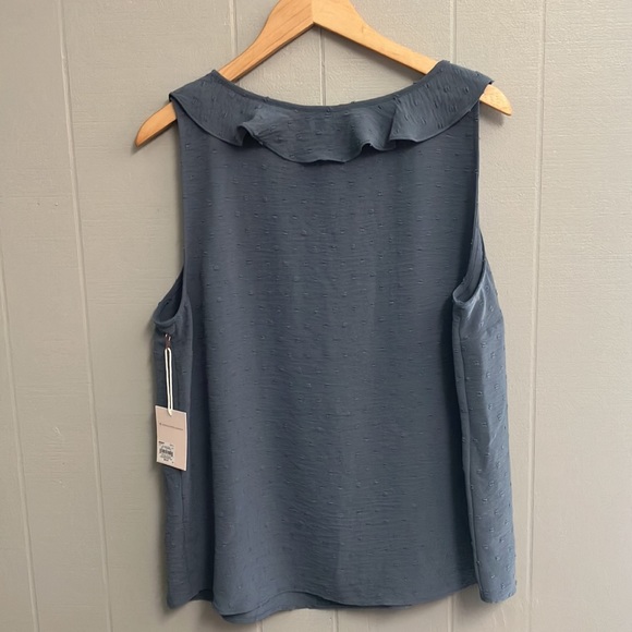 NWT Lauren Conrad Top XL Blue NWT New Without Tags - Picture 6 of 11